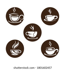 Coffee cup vector icon illustration design