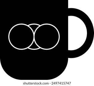 Coffee cup vector icon. Illustration isolated for graphic and web design.