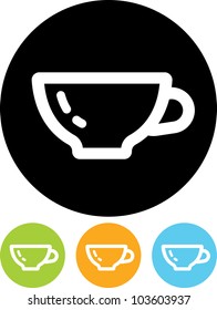 Coffee cup - Vector icon isolated