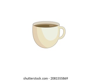 Coffee cup vector icon logo design