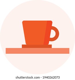 Coffee cup vector icono mug