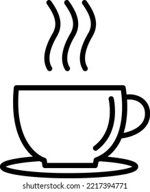 Coffee cup vector icon. A cup of coffee icon symbol.eps
