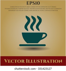 Coffee Cup vector icon or symbol