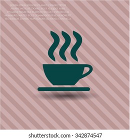 Coffee Cup vector icon or symbol