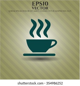 Coffee Cup vector icon or symbol