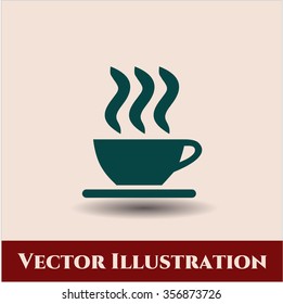 Coffee Cup vector icon or symbol
