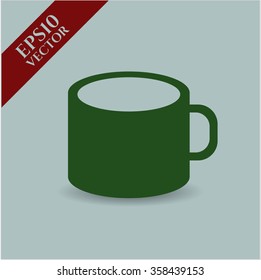 Coffee Cup vector icon or symbol