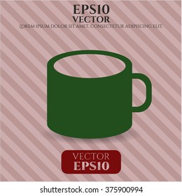 Coffee Cup vector icon or symbol