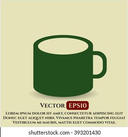 Coffee Cup, Vektorsymbol oder Symbol