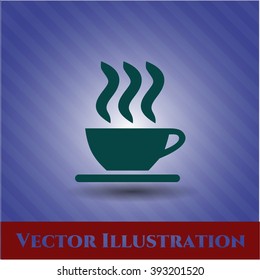Coffee Cup vector icon or symbol
