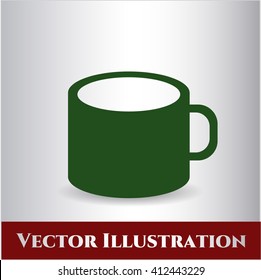 Coffee Cup vector icon or symbol
