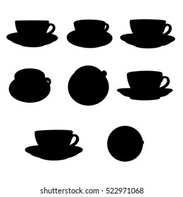 Coffee cup vector icon white background 