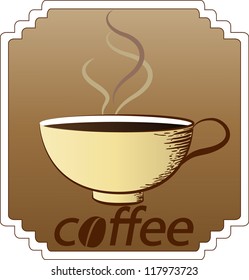 coffee cup - vector illustration