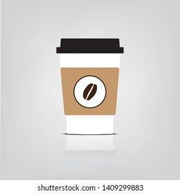 A coffee cup vector illustration