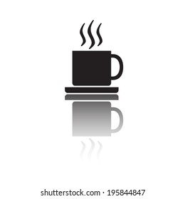 Coffee cup. Vector illustration. 