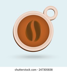 Coffee cup. Vector illustration.