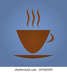 Coffee cup. Vector illustration.