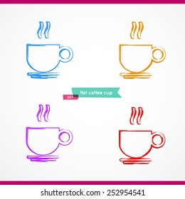 Coffee cup vector illustration