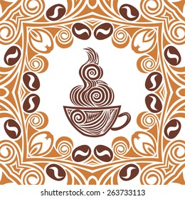Coffee cup vector illustration