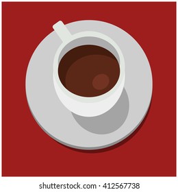 Coffee Cup (Vector Illustration)