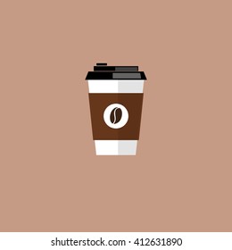  Coffee cup vector illustration. 