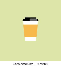 Coffee cup vector illustration. 