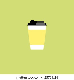 Coffee cup vector illustration. 