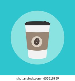 Coffee cup vector illustration. 