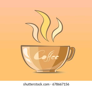 coffee cup vector illustration