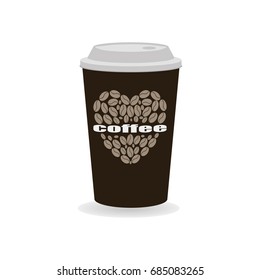 Coffee cup. Vector illustration
