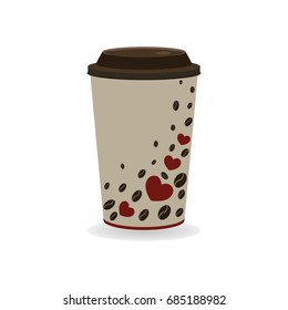 Coffee cup, vector illustration