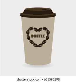 Coffee cup, vector illustration