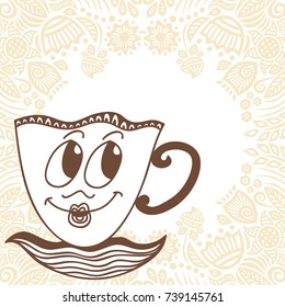 Coffee cup. Vector illustration.