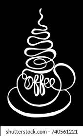 Coffee cup vector illustration
