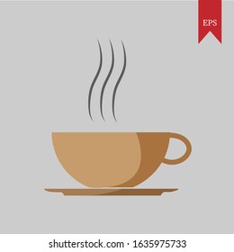 coffee cup vector illustration, it can be used for icons, web logos, etc.