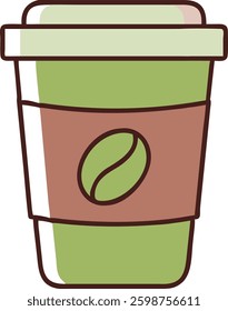Coffee Cup vector Illustration Design