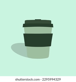 Kaffeetasse, Vektorgrafik Espresso laticano Wegnahme-Tasse 