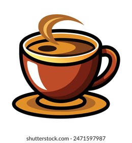 coffee cup vector illustration icon