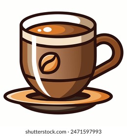 coffee cup vector illustration icon