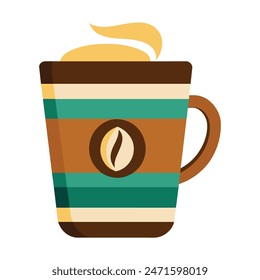 coffee cup vector illustration icon