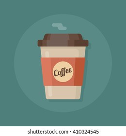 Coffee cup. Coffee cup vector illustration. Coffee cup icon