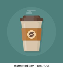 Coffee cup. Coffee cup vector illustration. Coffee cup icon