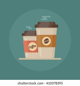 Coffee cup. Coffee cup vector illustration. Coffee cup icon