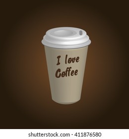 Coffee cup. Coffee cup vector illustration. Coffee cup icon. Coffee cup isolated on background. Paper coffee cup. Coffee cup in flat style. Coffee cup beans.