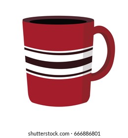 coffee cup Vector illustration isolated on white background