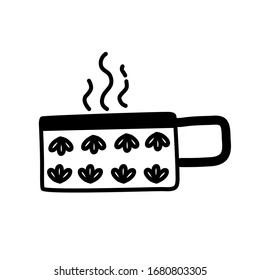 Coffee cup. Vector illustration on a white background.