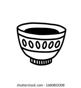 Coffee cup. Vector illustration on a white background.