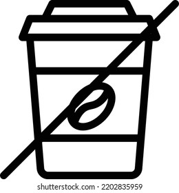coffee cup Vector illustration on a transparent background. Premium quality symmbols. Thin line vector icons for concept and graphic design.