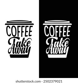 Vektor-Illustration für Kaffeetasse mit Angebot für Drucksachen
