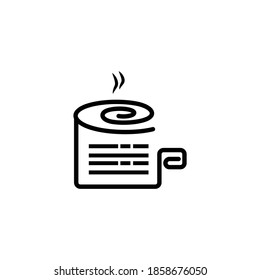 Coffee cup vector illustration. White background